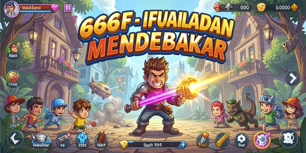 Tampilan gameplay menarik dalam 666FF dengan aksi yang mendebarkan.