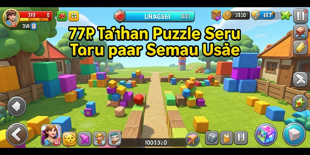 Gameplay menarik dan tantangan puzzle di 77RP.