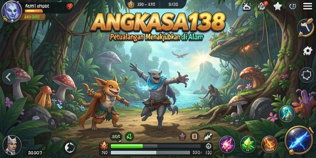 Screenshot gameplay menunjukkan aksi seru dalam petualangan luar angkasa.