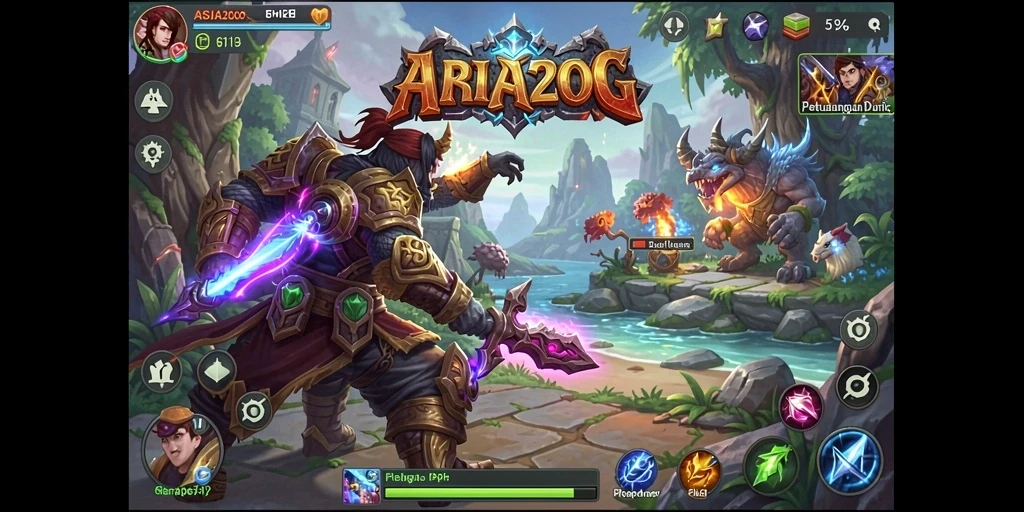 Screenshot gameplay ASIA200 dengan aksi seru dan grafik menawan.