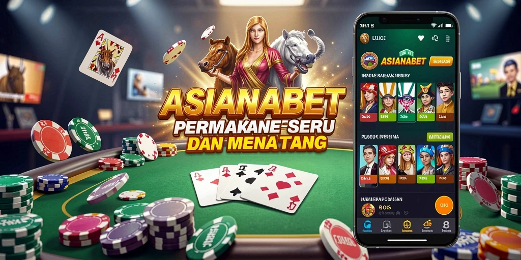 Tampilan gameplay seru ASIANABET dengan pemain nyata.