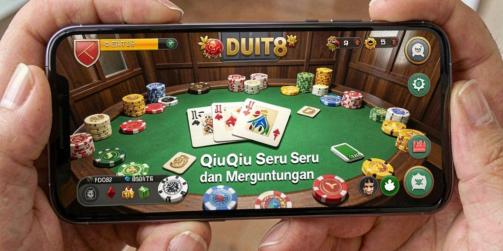 Screenshot gameplay QiuQiu yang menarik dan interaktif.
