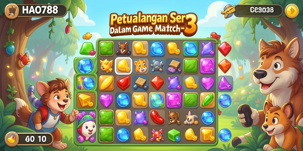 Tampilan gameplay HAO788 yang seru dan penuh tantangan.