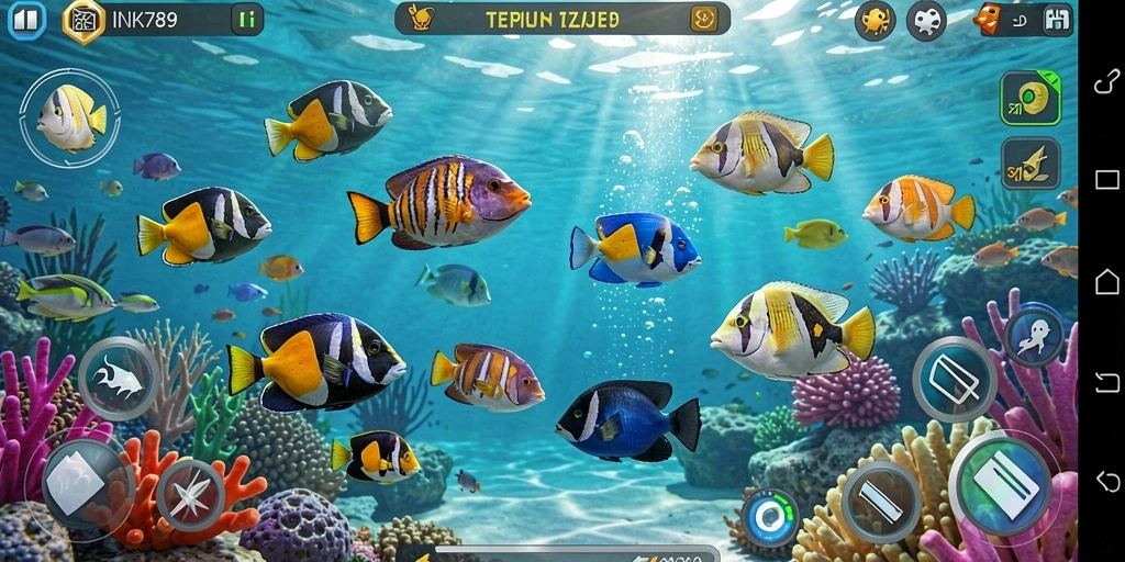 Tampilan gameplay Tembak Ikan yang seru di INK789.