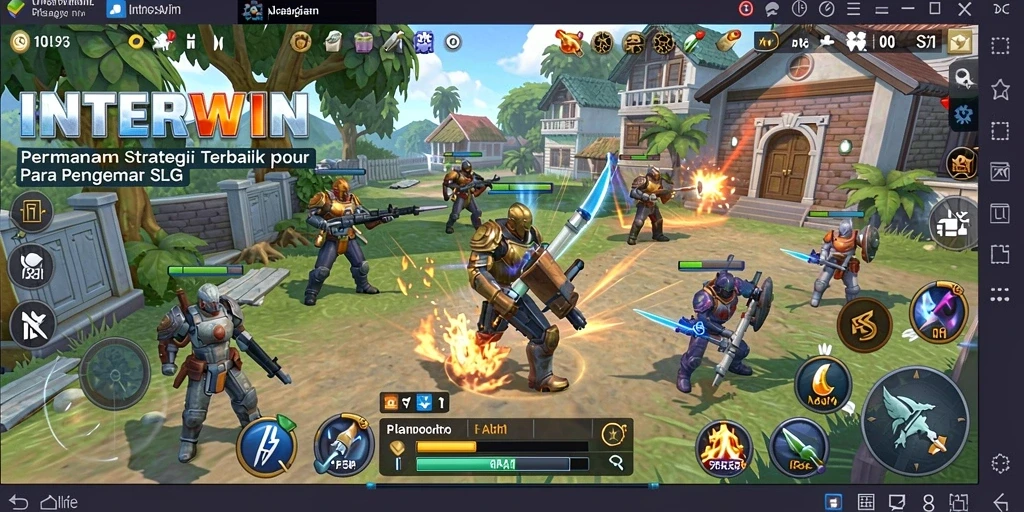 Tampilan gameplay INTERWIN yang menarik dengan elemen strategi yang mendalam.