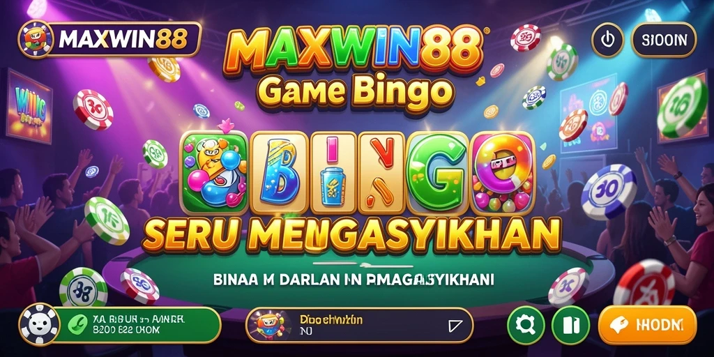 Screenshot gameplay Bingo yang seru dan interaktif.
