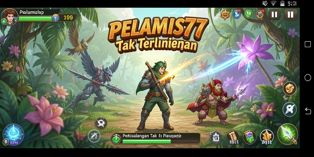 Tampilan gameplay PELAMIS77 yang mendebarkan dan penuh aksi.