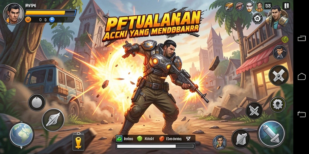 Tampilan gameplay RPVIP6 yang mendebarkan dan penuh aksi.