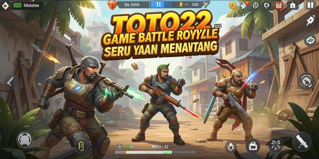 TOTO22 menampilkan gameplay Battle Royale yang intens dan mendebarkan.