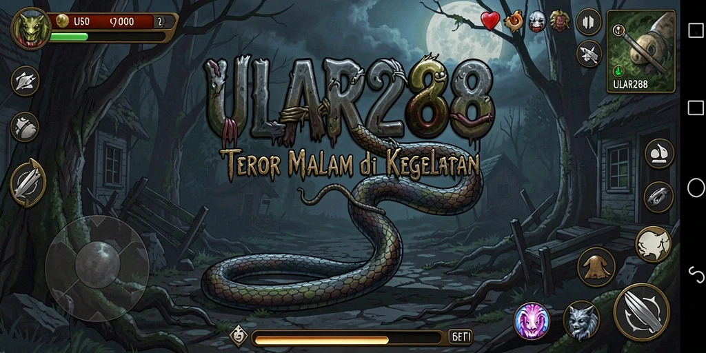 Tampilan gameplay ULAR288 yang menegangkan dan menyeramkan.