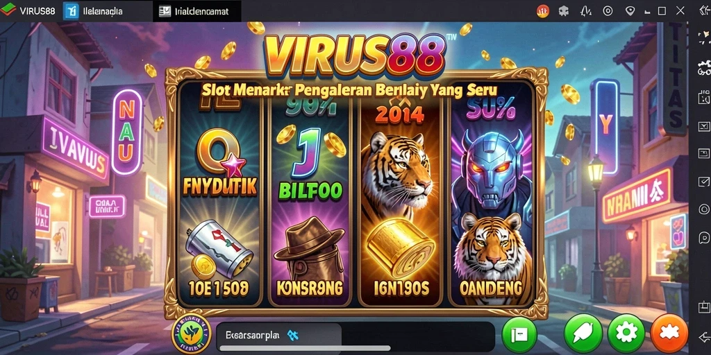 Tampilan gameplay Slot yang menarik di VIRUS88.
